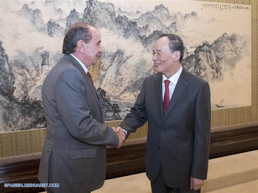 Vicepresidente chino se reúne con canciller brasileño