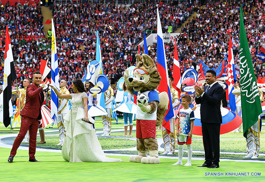 (Rusia 2018) Rusia inaugura Copa Mundial de FIFA con ceremonia brillante