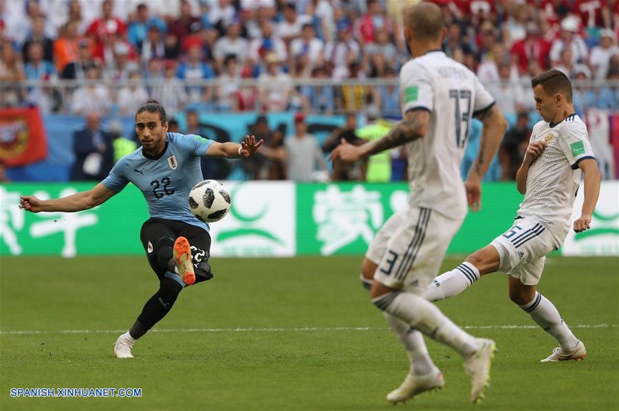 (Rusia 2018) Uruguay encabeza Grupo A tras victoria 3-0 sobre Rusia