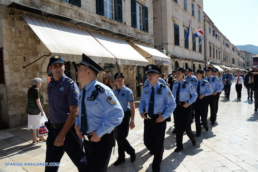 Inicia patrullaje conjunto de China y Croacia en Dubrovnik