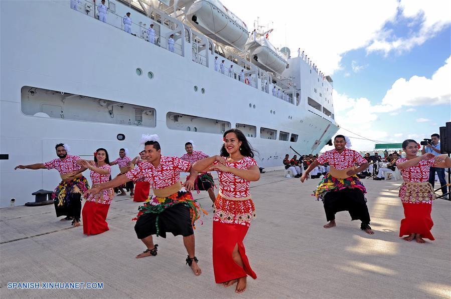 Arca de la Paz llega a Tonga para una visita de caridad y servicio médico humanitario