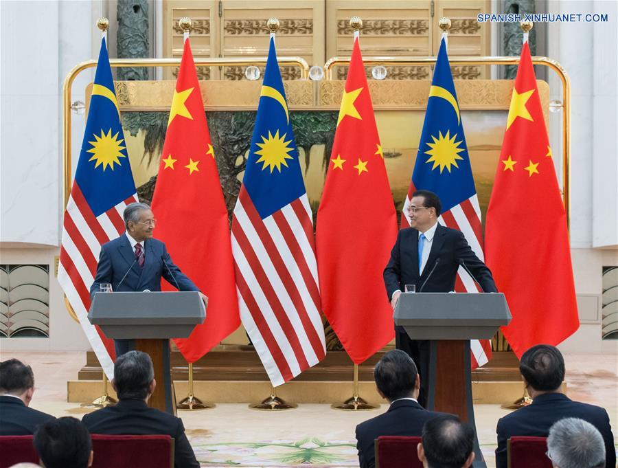 China promete elevar relaciones con Malasia a nuevo nivel