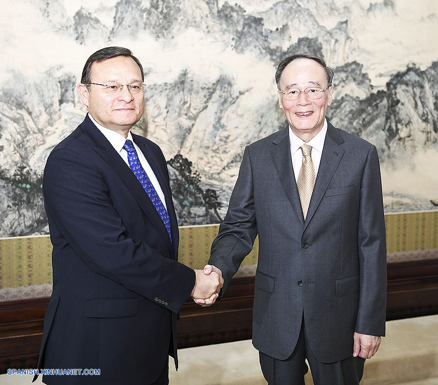 Vicepresidente chino se reúne con ministro de Exteriores peruano