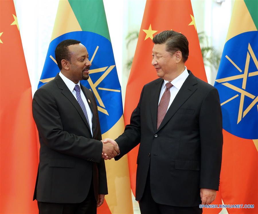 Presidente Xi se reúne con primer ministro de Etiopía