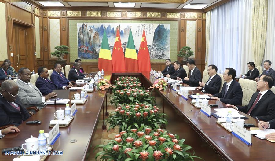 Primer ministro chino se reúne con presidente del Congo