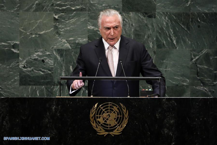 Presidente de Brasil defiende multilateralismo en apertura de 73 Asamblea General de ONU