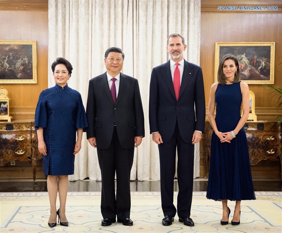 Xi se reúne con rey español para cimentar amistad y reforzar cooperación