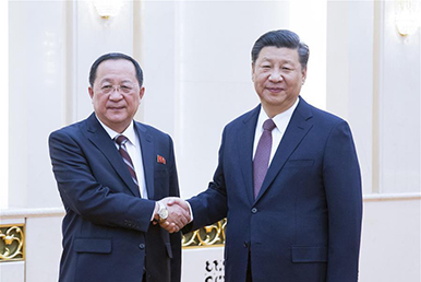 Presidente chino se reúne con canciller de RPDC en Beijing