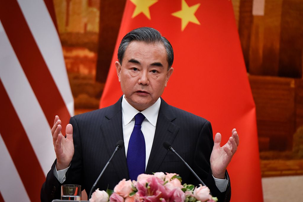 Diferencias no es el término correcto para definir las relaciones actuales entre China y Estados Unidos, afirma el ministro de Relaciones Exteriores de China
