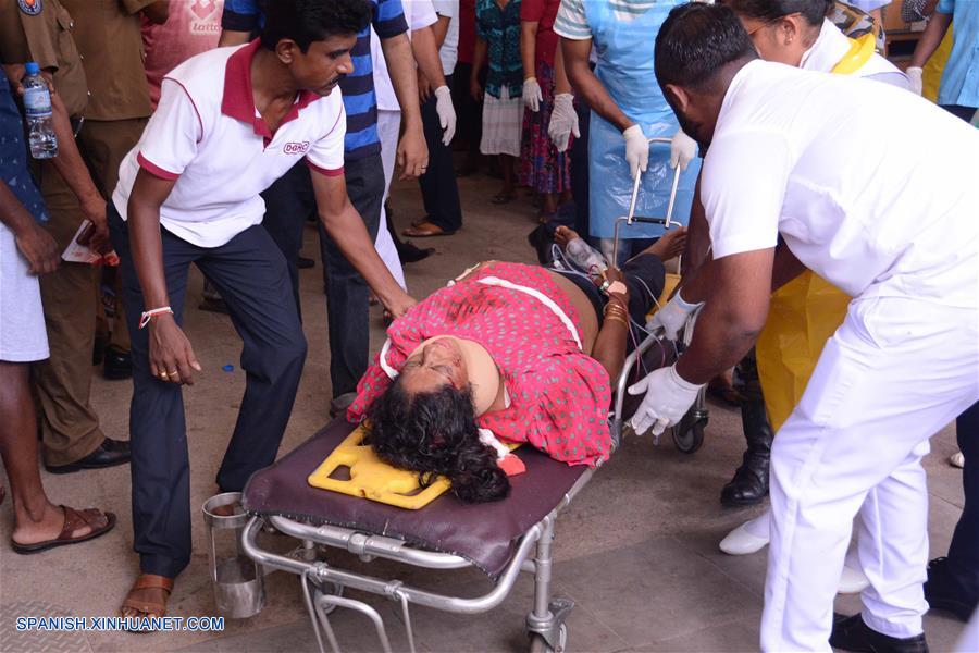 Arrestan a 13 personas por múltiples explosiones en Sri Lanka
