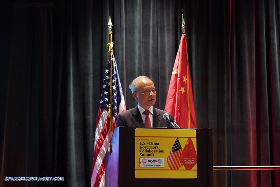 Gobernadores de China y EEUU se reúnen para promover intercambios subnacionales