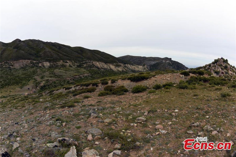 Ruinas de un terremoto forman parte del Geo-parque Nacional Koktokay de Xinjiang