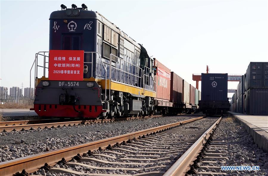 Tren de carga China-Europa sale de Asia central luego del Festival de Primavera
