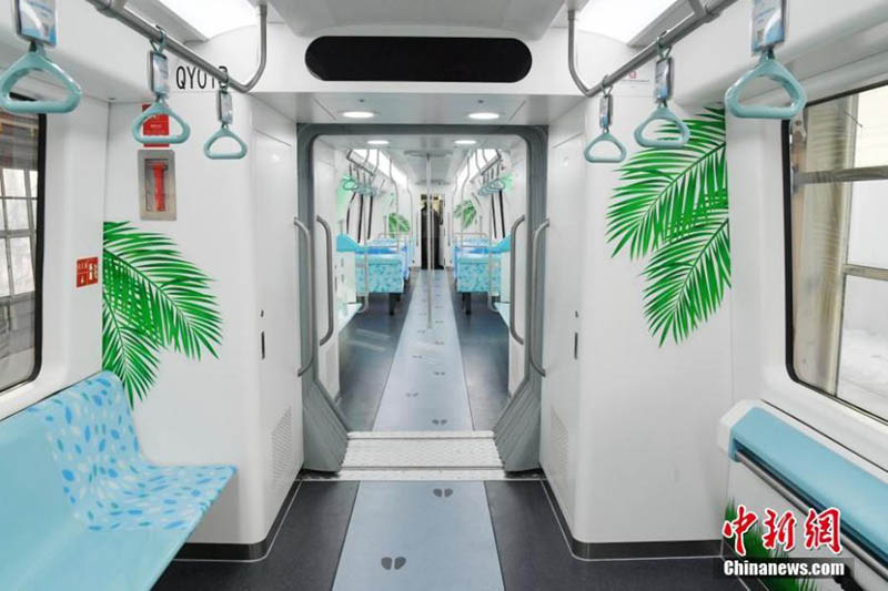 Tren maglev de velocidad media-baja de nueva generación en Changchun, provincia de Jilin, 15 de diciembre del 2020. (Foto: Servicio de Noticias de China)