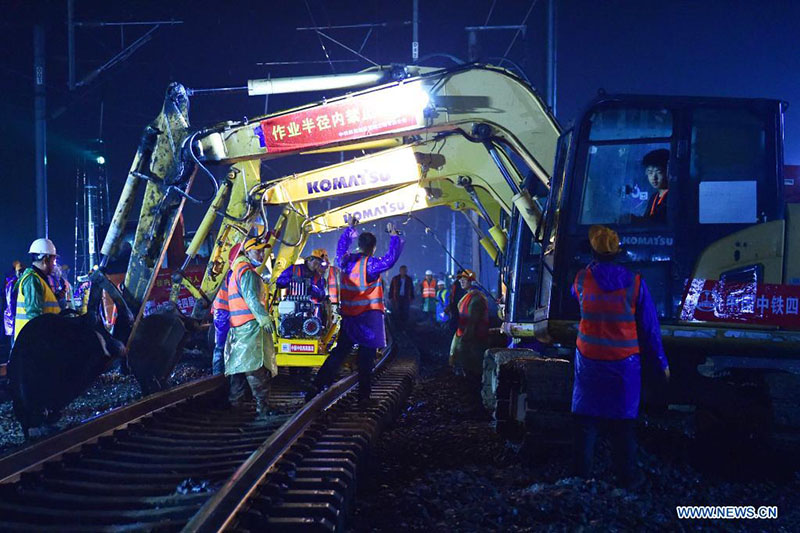 Desviado ferrocarril de alta velocidad de China para proyecto de trasvase de agua