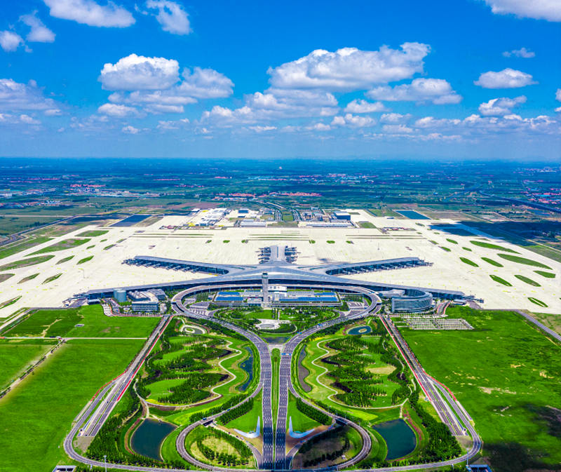 Aeropuerto Internacional Jiaodong de Qingdao. [Foto: proporcionada a China Daily]