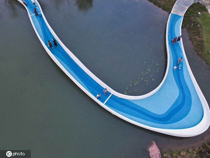 Un puente impreso en 3D debuta en Chengdu
