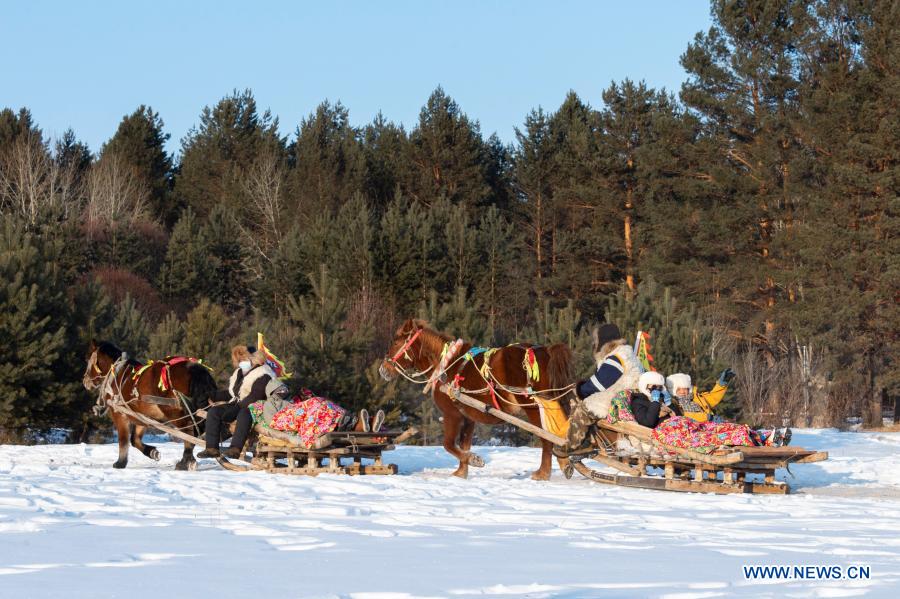 La aldea más septentrional de China prospera gracias al turismo rural de invierno