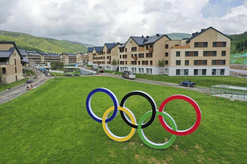 Villa Olímpica en Zhangjiakou para los Juegos Olímpicos de Invierno Beijing 2022. (Foto: Wu Diansen/ Pueblo en línea)