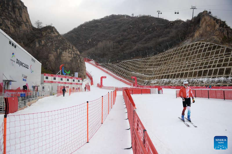 El Centro Nacional de Esquí Alpino está listo para los Juegos Paralímpicos de Invierno de Beijing