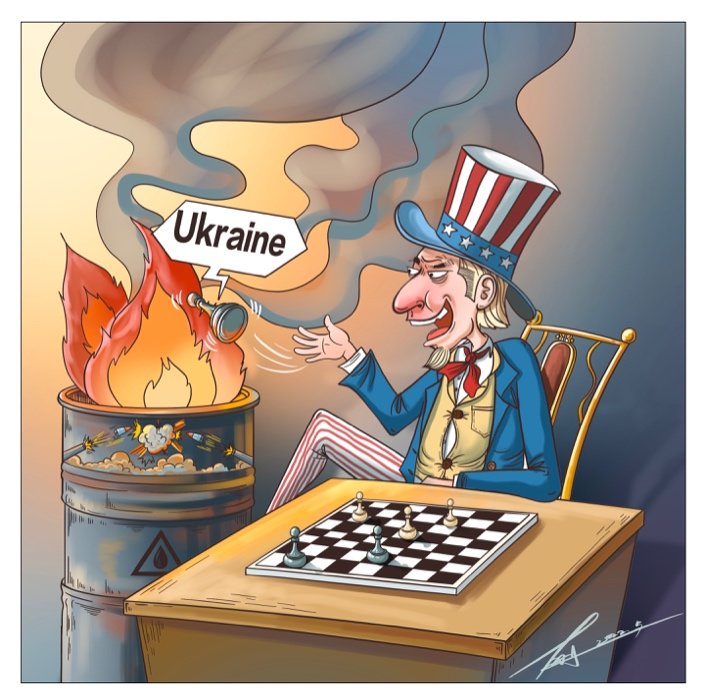 Los verdaderos colores de EE.UU en el conflicto Rusia-Ucrania: ignora el destino de Ucrania echando constantemente leña al fuego