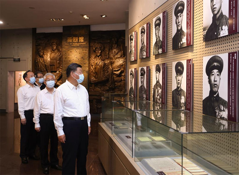 Xi inspecciona ciudad nororiental china de Jinzhou (Xinhua/Ju Peng)