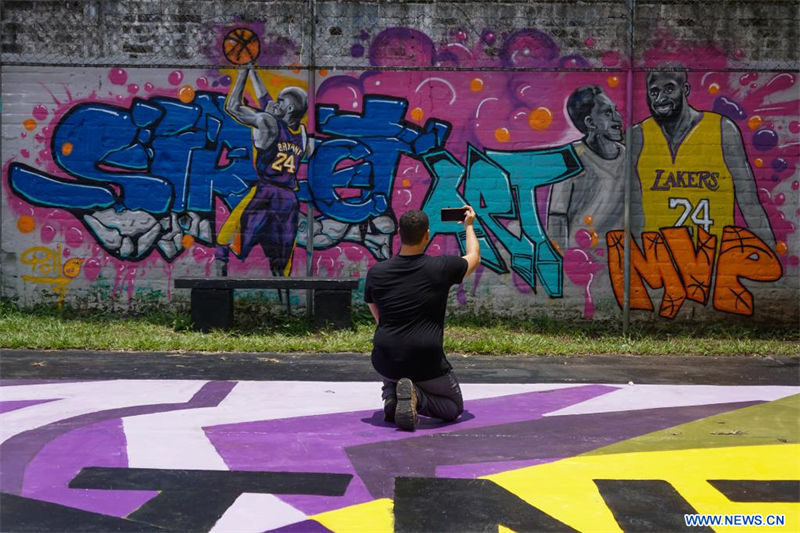 Murales pintados por artista urbano salvadoreño