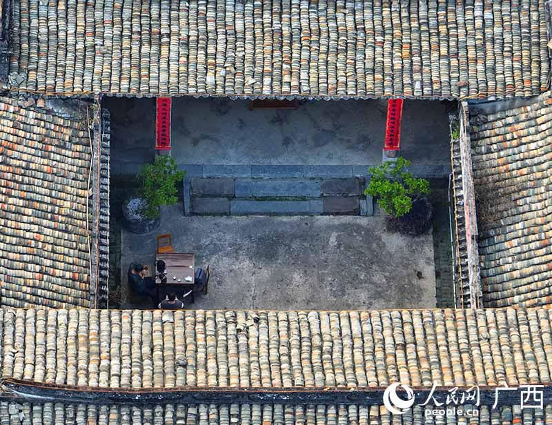 Pueblo tradicional rejuvenecido en Yulin,Guangxi