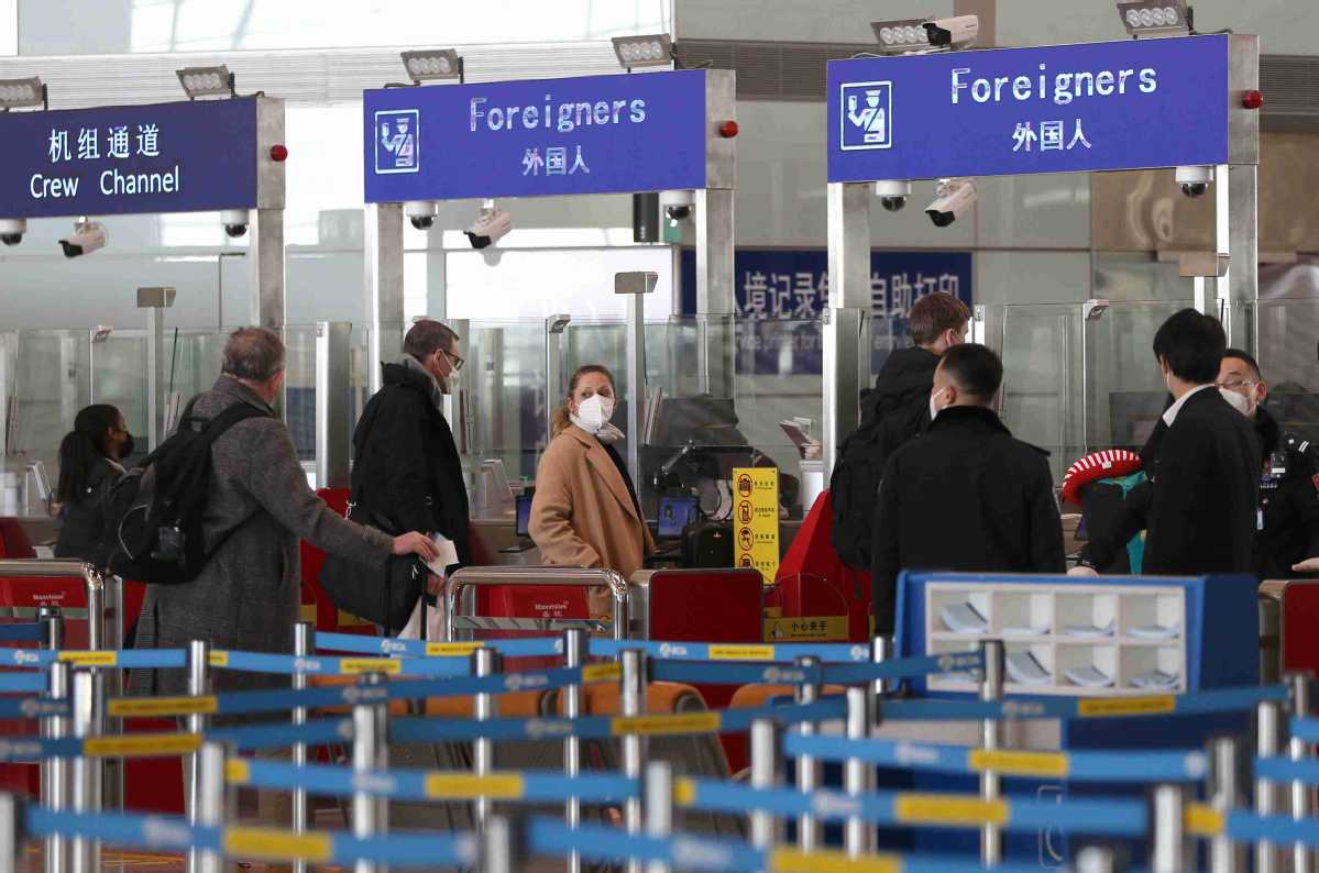 Aeropuerto Internacional Capital de Beijing, 8 de enero del 2023. [Foto: Zou Hong/ China Daily]