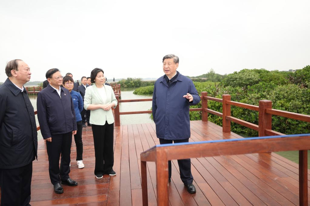 Xi inspecciona provincia meridional china de Guangdong