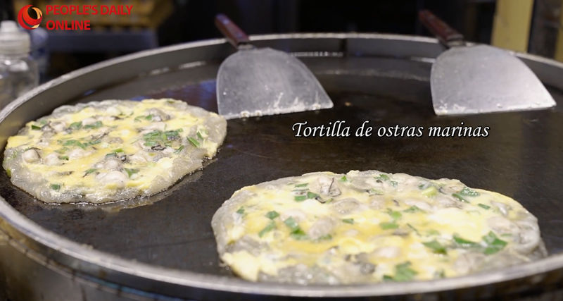 Tortilla de ostras marinas: sabor que une ambos lados del Estrecho de Taiwán