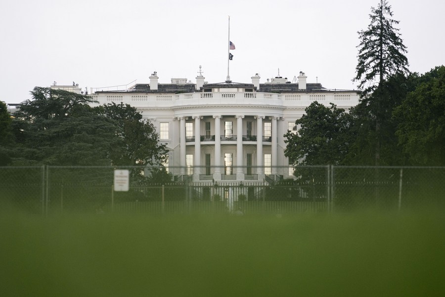 Imagen del 4 de agosto de 2022 de la Casa Blanca en Washington D.C., Estados Unidos. (Xinhua/Liu Jie)