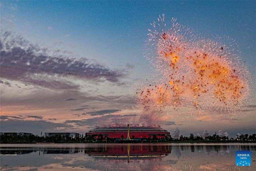 Ceremonia de apertura de la 31ª edición de verano de los Juegos Mundiales Universitarios de la FISU en Chengdu