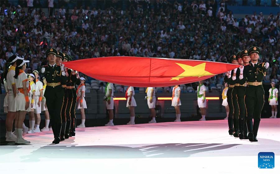 Ceremonia de apertura de la 31ª edición de verano de los Juegos Mundiales Universitarios de la FISU en Chengdu