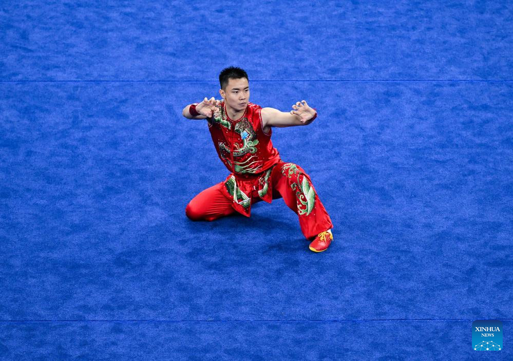 Cao Maoyuan de China gana primera medalla oro en Universiada con victoria en artes marciales