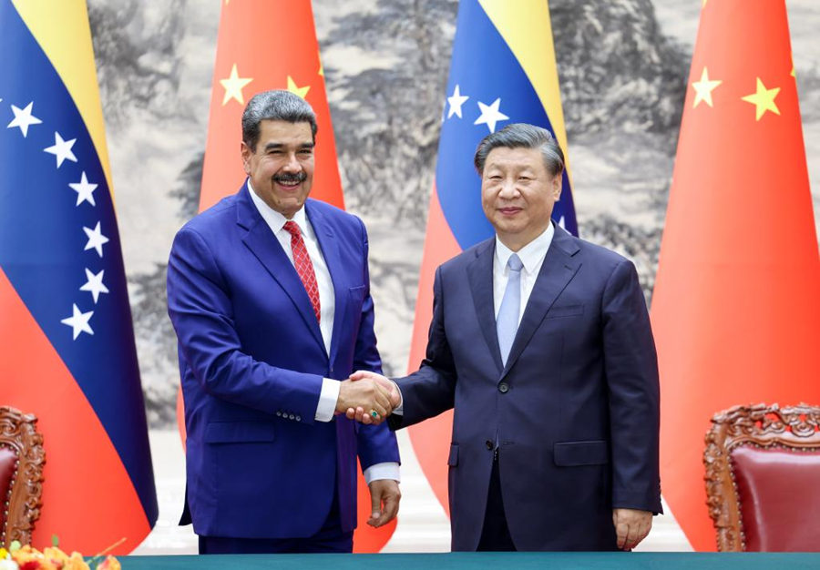 Xi y Maduro anuncian elevación de relaciones China-Venezuela