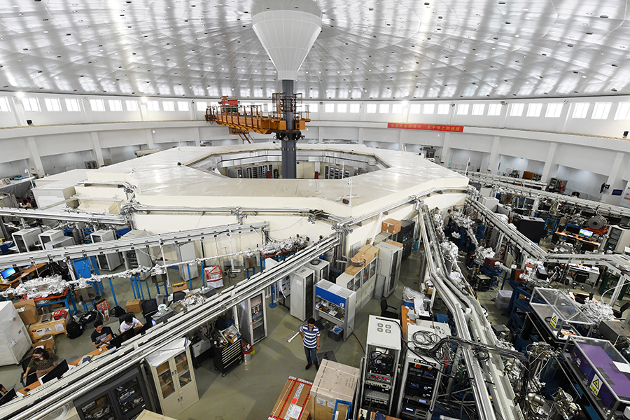 Sala del Laboratorio Nacional de Radiación Sincrotrón de la Universidad de Ciencia y Tecnología de China, con sede en Hefei, Anhui. (Foto: Diario de China)