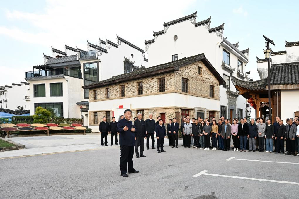 Xi inspecciona ciudades de Jingdezhen y Shangrao en provincia oriental china de Jiangxi