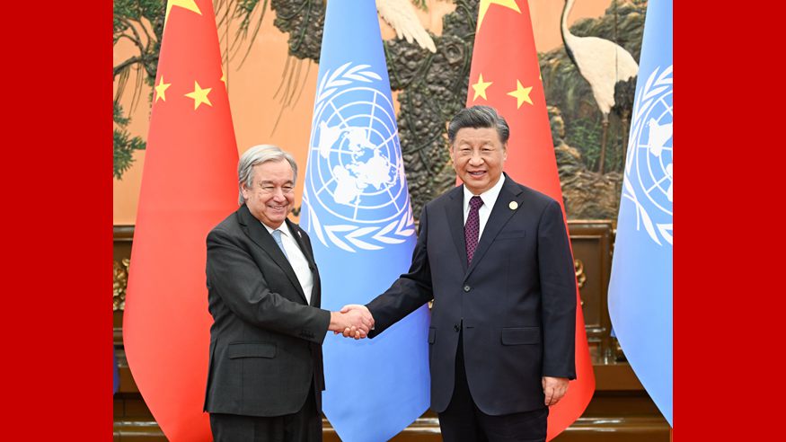 Xi se reúne con Guterres y ratifica compromiso de trabajar con la ONU para paz mundial y desarrollo