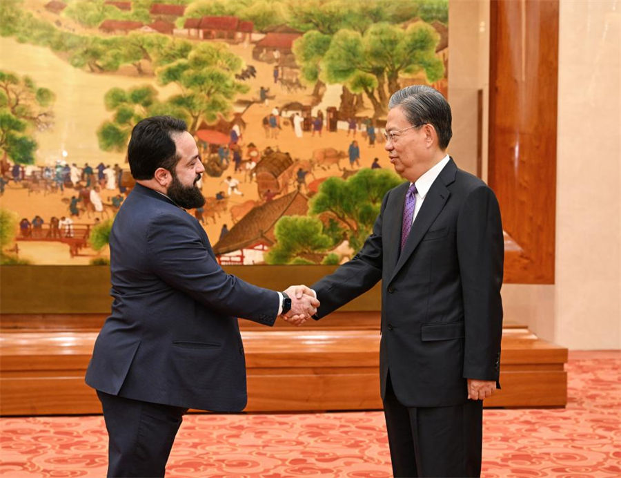 Máximo legislador de China conversa con presidente de Congreso Nacional de Honduras
