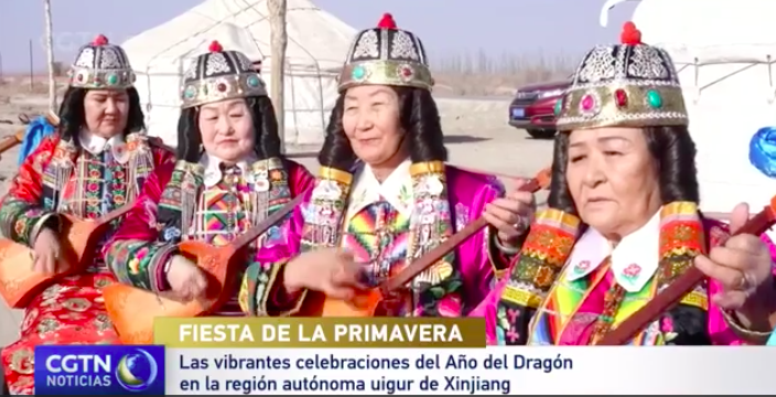 Las vibrantes celebraciones del Año del Dragón en la región autónoma uigur de Xinjiang