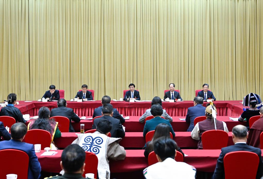 Líderes chinos se unen a diputados de APN y asesores políticos en deliberaciones y debates