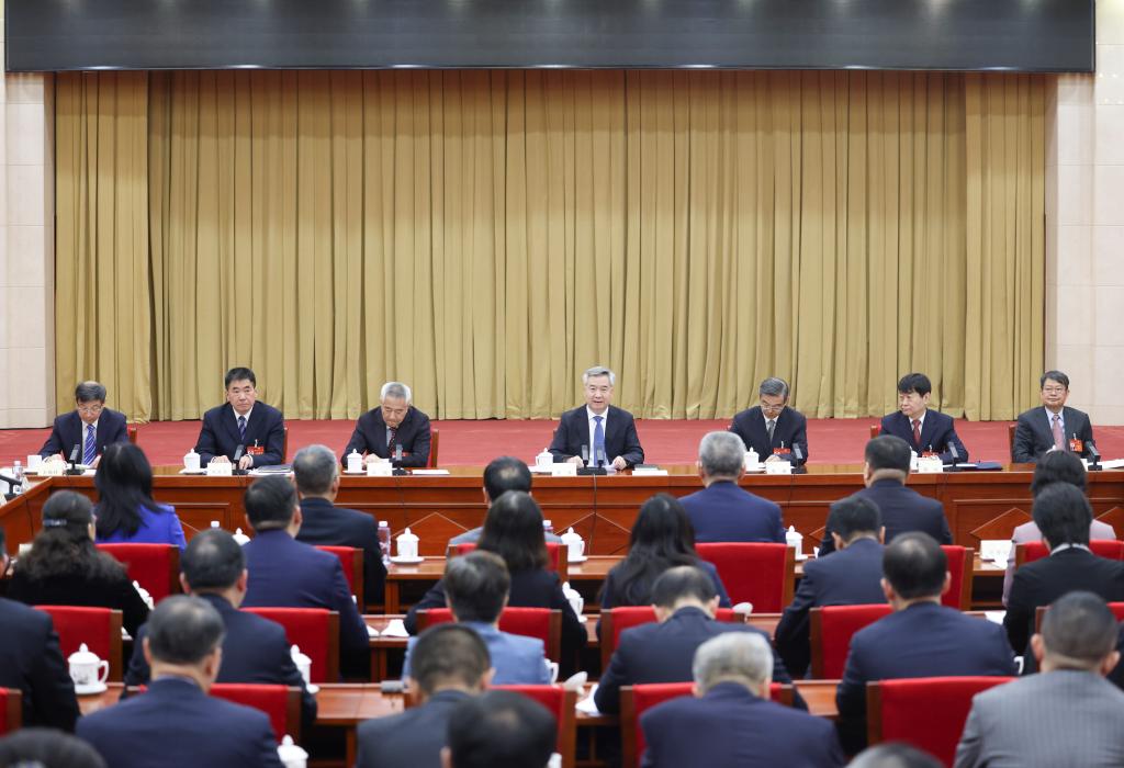 Líderes chinos se unen a diputados de APN y asesores políticos en deliberaciones y debates