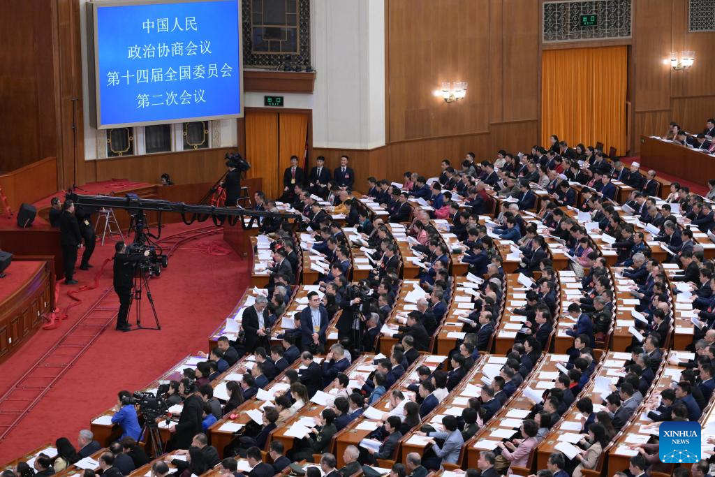 Máximo órgano asesor político de China celebra segunda reunión plenaria de sesión anual