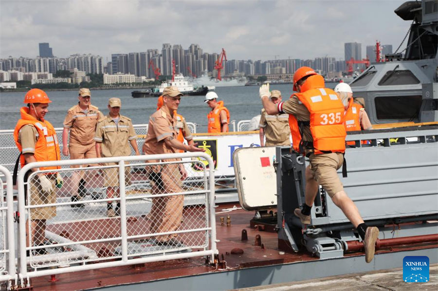 Comienza simulacro marítimo de ejercicio conjunto China-Rusia
