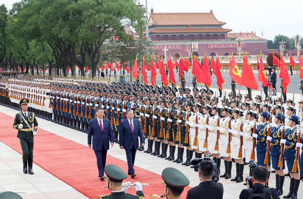 Xi y Lam sostienen conversaciones y guían desarrollo de comunidad de futuro compartido China-Vietnam