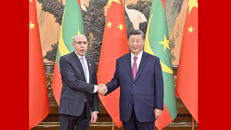 Presidentes de China y Mauritania elevan lazos bilaterales