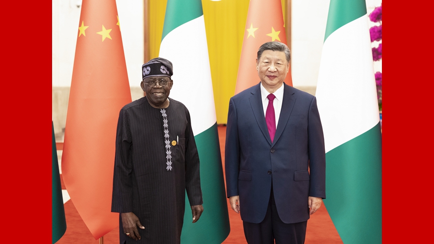 Presidentes de China y Nigeria anuncian elevación de relaciones bilaterales