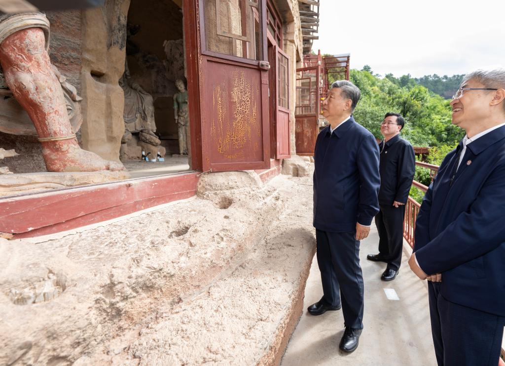 Xi realiza inspecciones en provincias de Shaanxi y Gansu en el noroeste de China