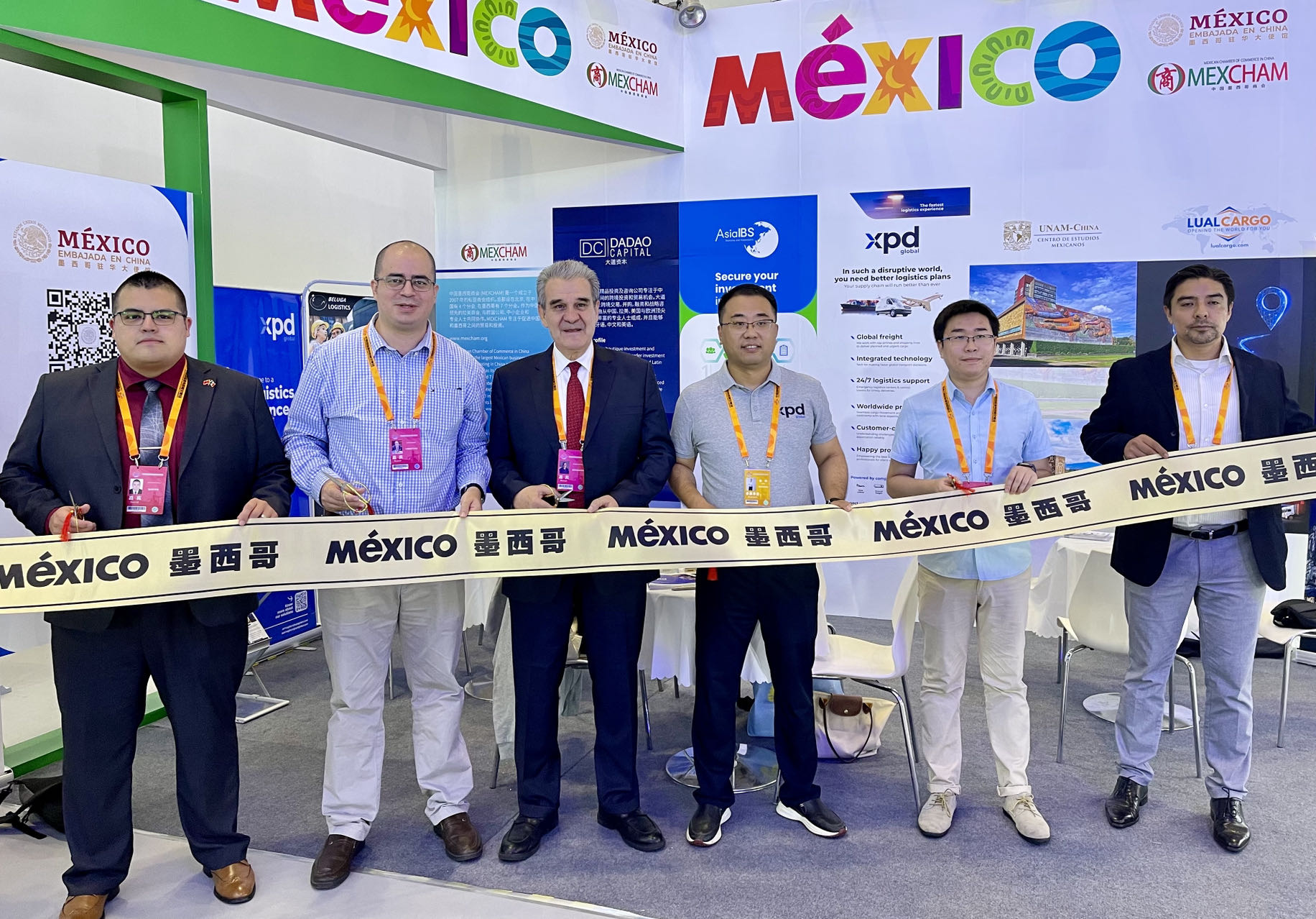 Inauguración del stand de México en CIFTIS 2024, Beijing, 12 de septiembre del 2024. (Foto: YAC)